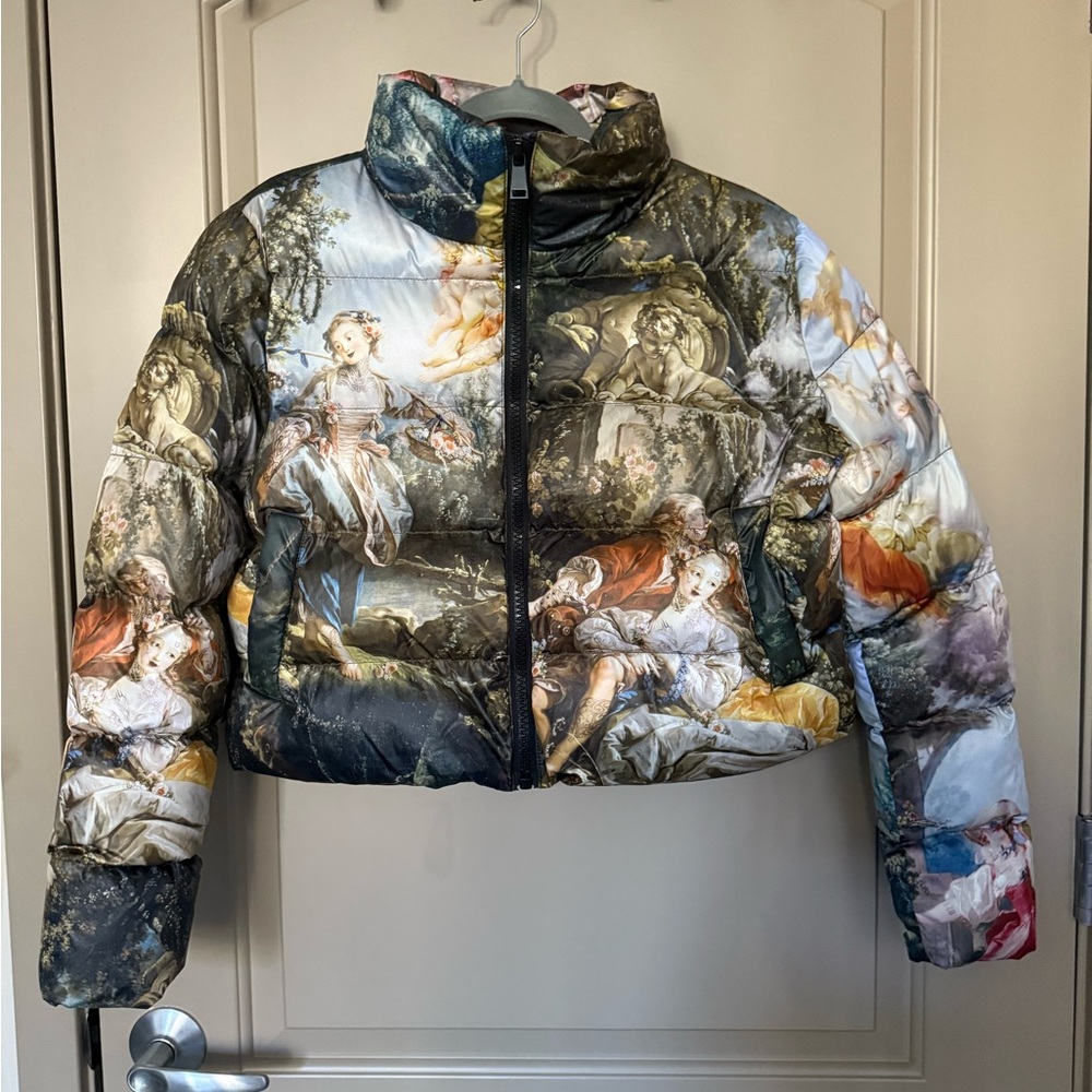 NWOT XS dolls kill da Vinci davincis demons puffer jacket coat current mood